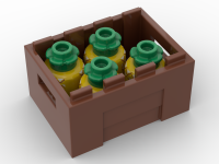 LEGO BHV Winkelinrichting: Krat met ananas